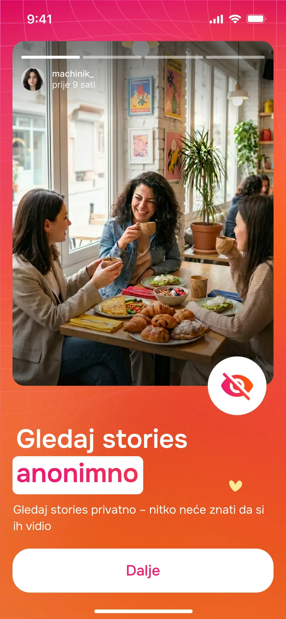 Seenless watching an Instagram story anonymously