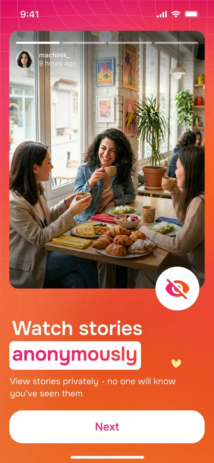 Seenless watching an Instagram story anonymously